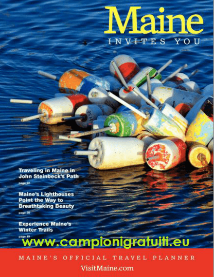 campione gratuito, guida turistica gratuita, maine, mappa stradale CampioniGratuiti.eu | La community dei campioni! Omaggi, Sconti, Campioncini, Offerte e Codici sconto